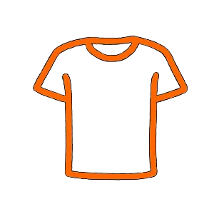abbigliamento arancio